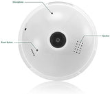 360¡ã Panoramic View 1080P WiFi IP Bulb Camera with FishEye Lens 360 Degree 3D VR Panoramic View Home Security CCTV Camera Wirelss Security Camera