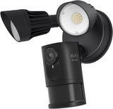 eufy Security Floodlight Camera E with Built-in AI, 2K Resolution, 2-Way Audio, No Monthly Fees, 2000-Lumen Brightness, Weatherproof, Existing Outdoor Wiring and Weatherproof Junction Box Required