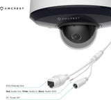 Amcrest ProHD 1080P PTZ Camera Outdoor, 2MP Outdoor Vandal Dome IP PoE Camera (3X Optical Zoom) IK08 Vandal-Proof, IP66 Weatherproof, Night Vision up to 49ft, Pan/Tilt (IP2M-866EW) (White)