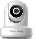 Amcrest 4MP UltraHD Indoor WiFi Camera, Security IP Camera with Pan/Tilt, Two-Way Audio, Night Vision, Remote Viewing, 2.4ghz, 4-Megapixel @30FPS, Wide 90¡ã FOV, IP4M-1041W (White)