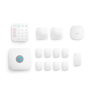 Ring Alarm Pro, 13-Piece Kit and eero Wi-Fi 6 extender - built-in eero Wi-Fi 6 router with optional 24/7 monitoring