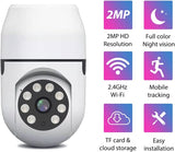 Eversecu 1080P 2MP Wireless PTZ Security Camera Plugged Into The Power outlets & Play, Humanoid Auto Tracking, 2 Way Audio, Spotlight Color Night Vision, Tuya Smart Life App