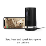 Ring Stick Up Cam Elite, Power over Ethernet HD Security Camera with Two-Way Talk, Night Vision, Black, Works with Alexa