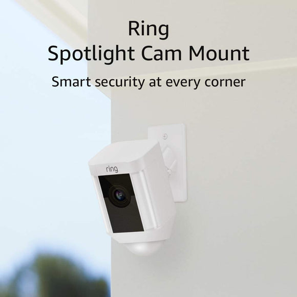 Ring Spotlight Cam Mount - Hardwired HD Security Camera - White