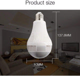 360¡ã Panoramic View 1080P WiFi IP Bulb Camera with FishEye Lens 360 Degree 3D VR Panoramic View Home Security CCTV Camera Wirelss Security Camera