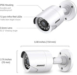 ANNKE 4 Packed 2.0MP 1080P 1920TVL Security Camera Kits, HD TVI Add-on Outdoor CCTV Cameras, IR Night Vision, Weatherproof Housing, Home Surveillance Security Bullet Cam