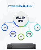 ANNKE 16CH 4K Security AI DVR with Human & Vehicle Detection, 8MP H.265+ Surveillance CCTV Recorder for Home & Business, Works with Alexa, Easy Live Viewing, Support TVI/AHD/CVI/CVBS/IPC Input, NO HDD