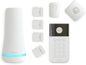 SimpliSafe 8 Piece Wireless Home Security System - Optional 24/7 Professional Monitoring - No Contract - Compatible with Alexa and Google Assistant , White