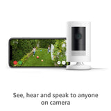 All-new Ring Stick Up Cam Plug-In HD security camera with two-way talk, Works with Alexa ¨C 3-Pack