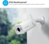 Security Camera Outdoor, blurams Spotlight Camera 3MP, Outdoor Camera w/ Color Night Vision, IP66 Weatherproof, Siren Alarm and 2-Way Audio, Works with Alexa