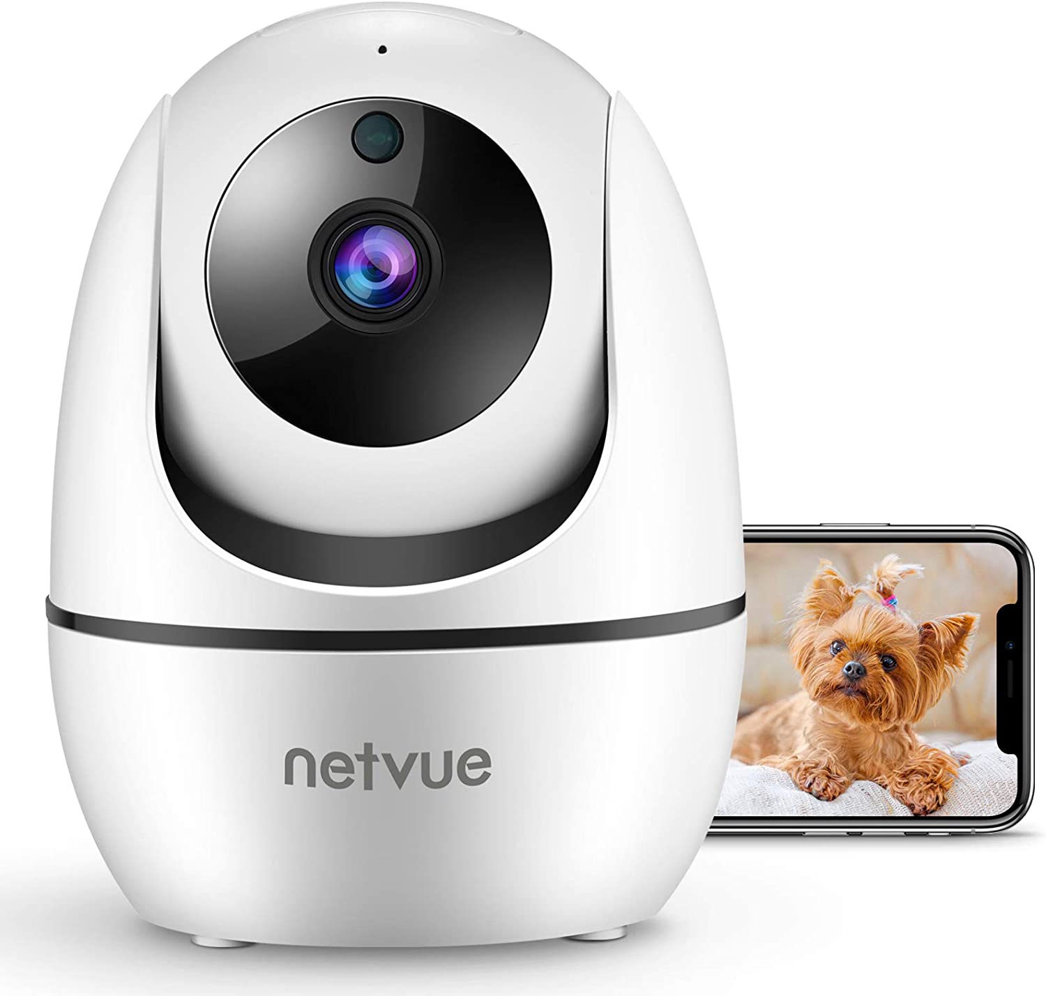 Netvue Outdoor Security Camera, 2K Surveillance Cameras Wireless Wifi  Battery with AI - Only for 2.4GHz 