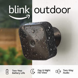 Blink Outdoor - wireless, weather-resistant HD security camera, two-year battery life, motion detection, set up in minutes ¨C 3 camera kit