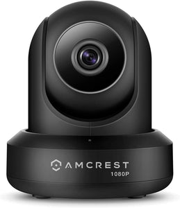 Amcrest New 1080p WiFi Camera Indoor, 2MP Pan/Tilt Home Security Camera, Auto-Tracking, Motion & Audio Detection, Privacy Mode, Enhanced Browser Compatibility, H.265, Two-Way Talk IP2M-841B-V3 (Black)