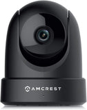 Amcrest 4MP UltraHD Indoor WiFi Camera, Security IP Camera with Pan/Tilt, Two-Way Audio, Night Vision, Remote Viewing, Dual-Band 5ghz/2.4ghz, 4-Megapixel @~20FPS, Wide 120¡ã FOV, IP4M-1051B (Black)