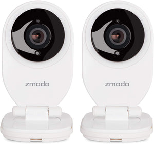 Zmodo ZM-SH721-SD 720p Wireless Wireless Home Security Camera, EZ Camera with 16GB SD Card 2 Pack, Motion Detection, Night Vision