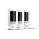 All-new Ring Stick Up Cam Plug-In HD security camera with two-way talk, Works with Alexa ¨C 3-Pack