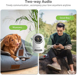 Indoor Security Camera,Acesee Wireless WiFi Home Cameras for Home Security Indoor,Baby Monitor with Camera and Audio,Pet Camera with APP,Motion Detection,360 Plug-in Nanny Dog Camera,Night Vision