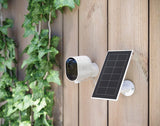 Arlo Solar Panel Charger (2018 Released) - Arlo Certified Accessory - Works with Arlo Ultra, Ultra 2, Pro 3, Pro 4 and Pro 3 Floodlight Cameras, Weather Resistant, 8 ft Power Cable, White - VMA5600