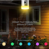 Zmodo Torch 360 Smart Home Garden Door Light Wireless Camera, Outdoor Wide Angle, Motion Alert, Silver, without Infrared Night Vision