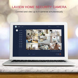 LaView Security Cameras 4pc,Home Security Camera Indoor 1080P,WiFi Cameras for Pet,Motion Detection,Two-Way Audio,Night Vision,Works with Alexa & Google Assistant,iOS & Android & Web Access,US Cloud